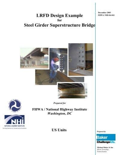 lrfd steel girder design example